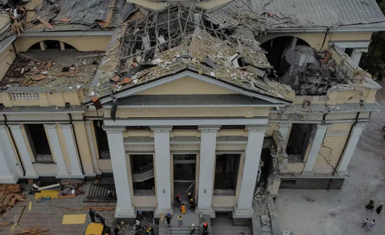 Más de 400 bienes de patrimonio han sido dañados en Ucrania, según la Unesco