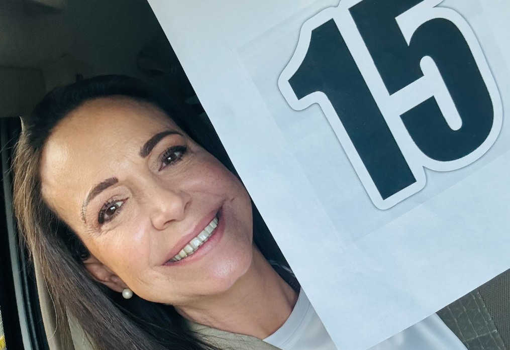 María Corina Machado y LA FOTO a 15 días de la elección presidencial