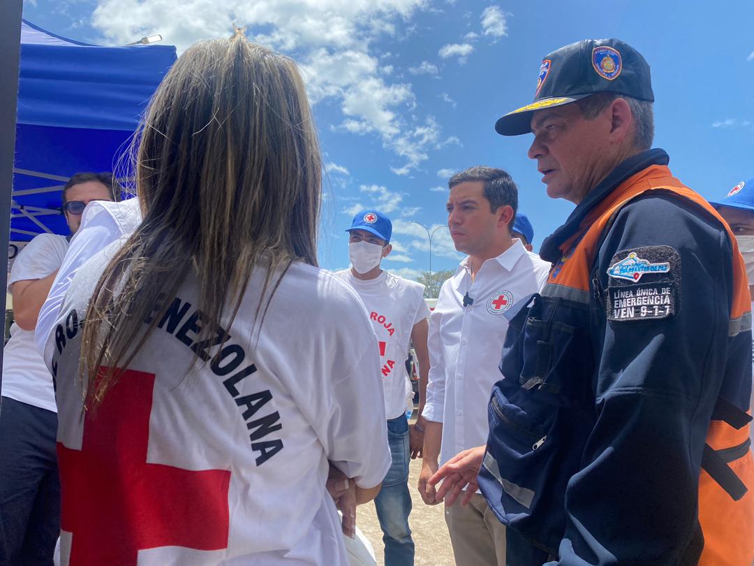 Al menos 80 voluntarios de la Cruz Roja Venezolana están en Cumanacoa dando asistencia médica y logística