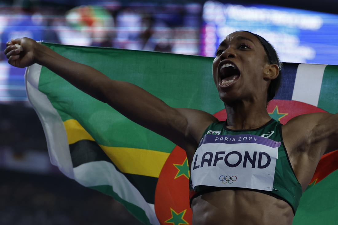 Thea Lafond, de Dominica, ocupó el trono olímpico de Yulimar Rojas