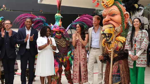 Así ha sido el primer día del príncipe Harry y Meghan Markle en Colombia (FOTOS)