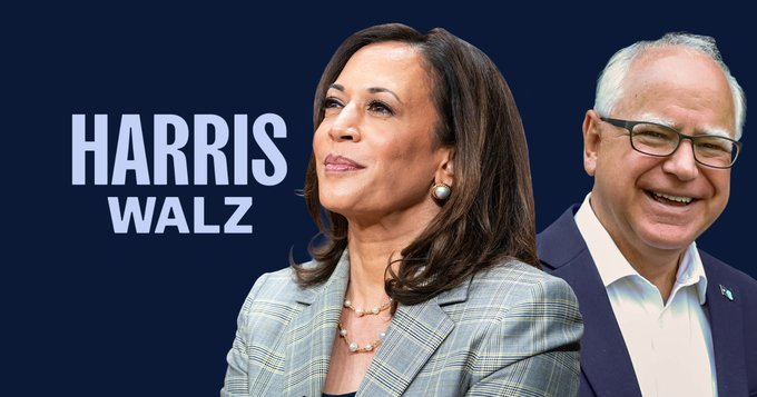 Kamala Harris anuncia oficialmente a Tim Walz como compañero de fórmula