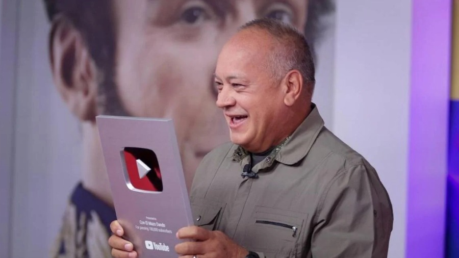 A Diosdado Cabello se le apagó la sonrisa tras ver la última jugada maestra de YouTube (PRUEBAS)