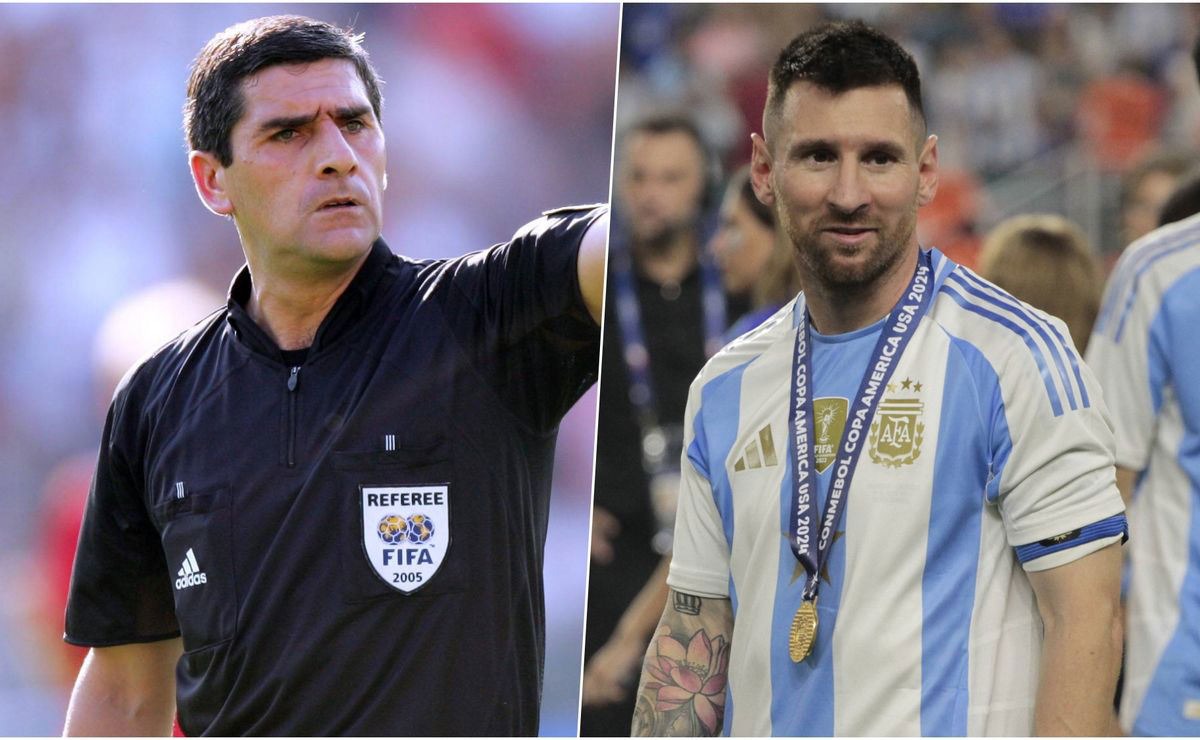 Exárbitro confesó haber favorecido a Messi en un partido en Venezuela