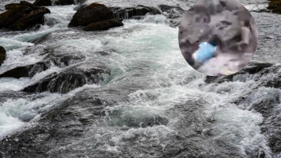 VIDEO: corriente de río desaparece en un instante a turistas que se acercaron a tomar fotos 