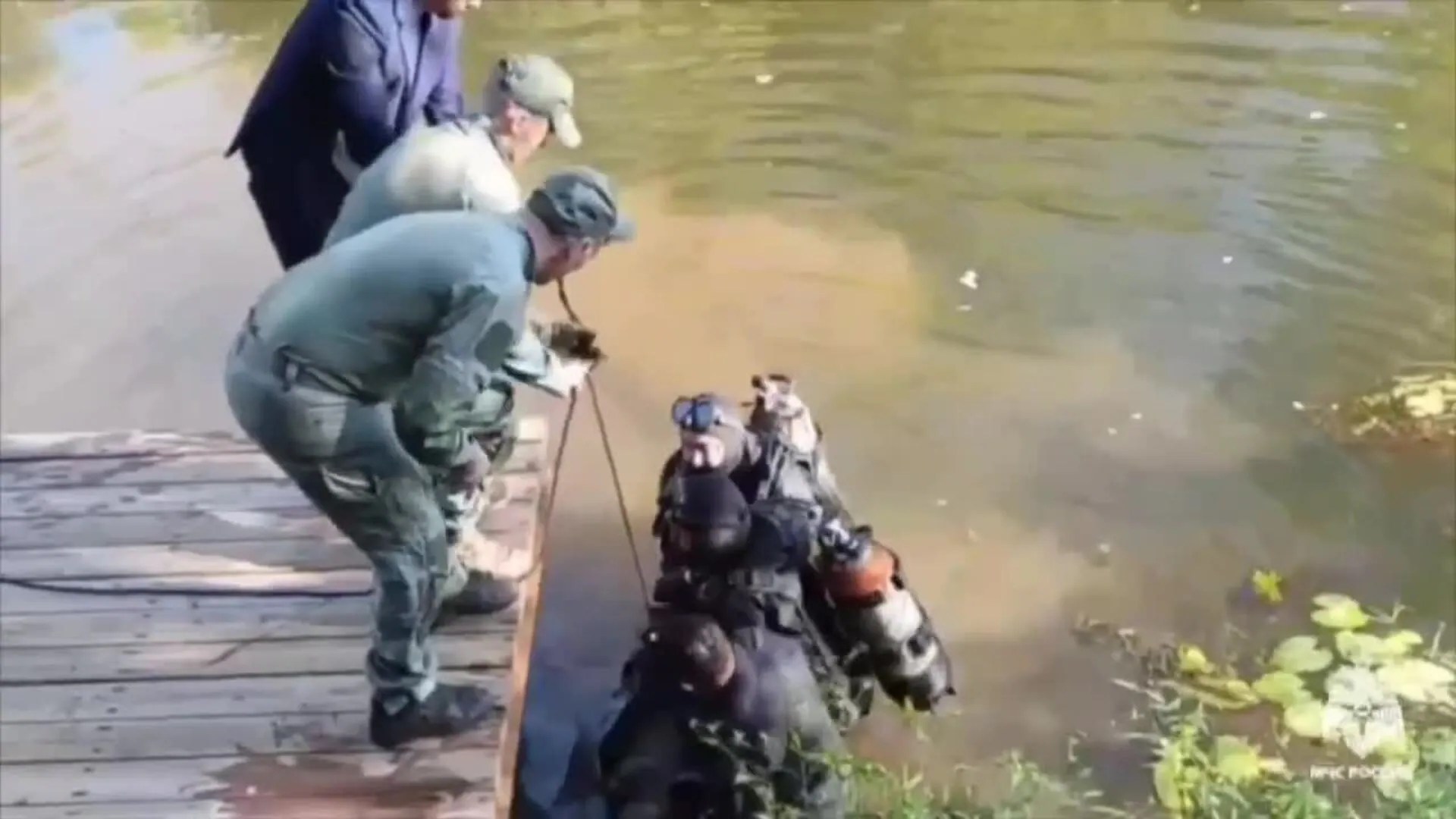 Hallan una bomba aérea de la Segunda Guerra Mundial en un río de Moscú