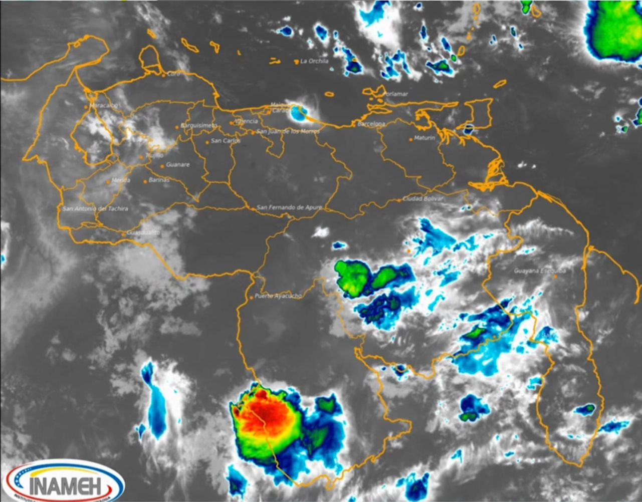 Inameh prevé zonas despejadas con algunas lluvias y chubascos en parte del país este #25sep