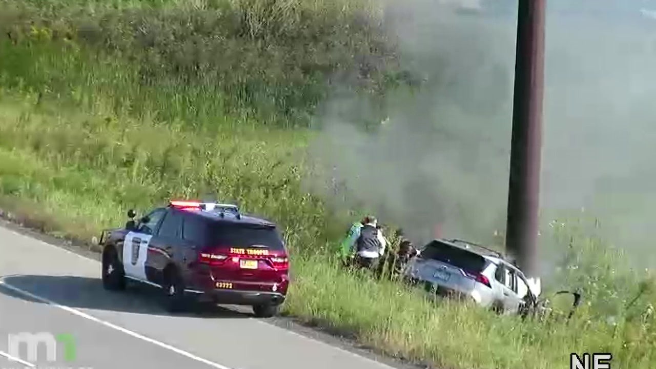 VIDEO: El increíble rescate de un conductor atrapado entre las llamas tras accidente de tránsito en Minnesota