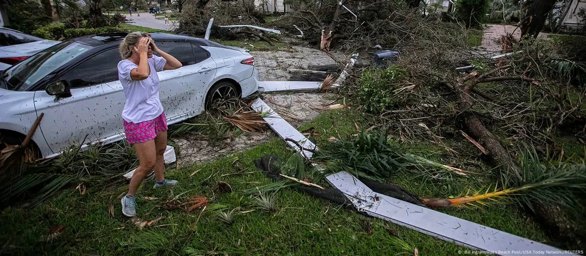 Al menos dos millones de personas siguen sin electricidad tras el paso del huracán Milton en Florida