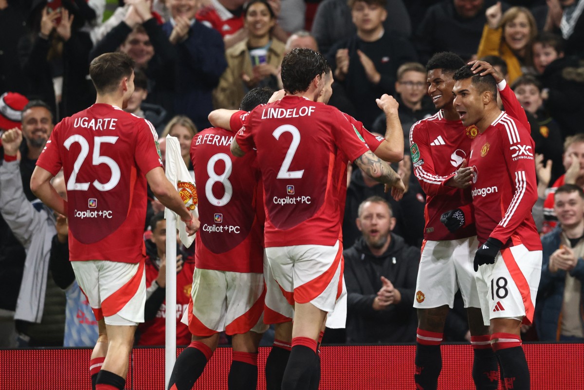 Manchester United pasó la página de Ten Hag con goleada al Leicester City