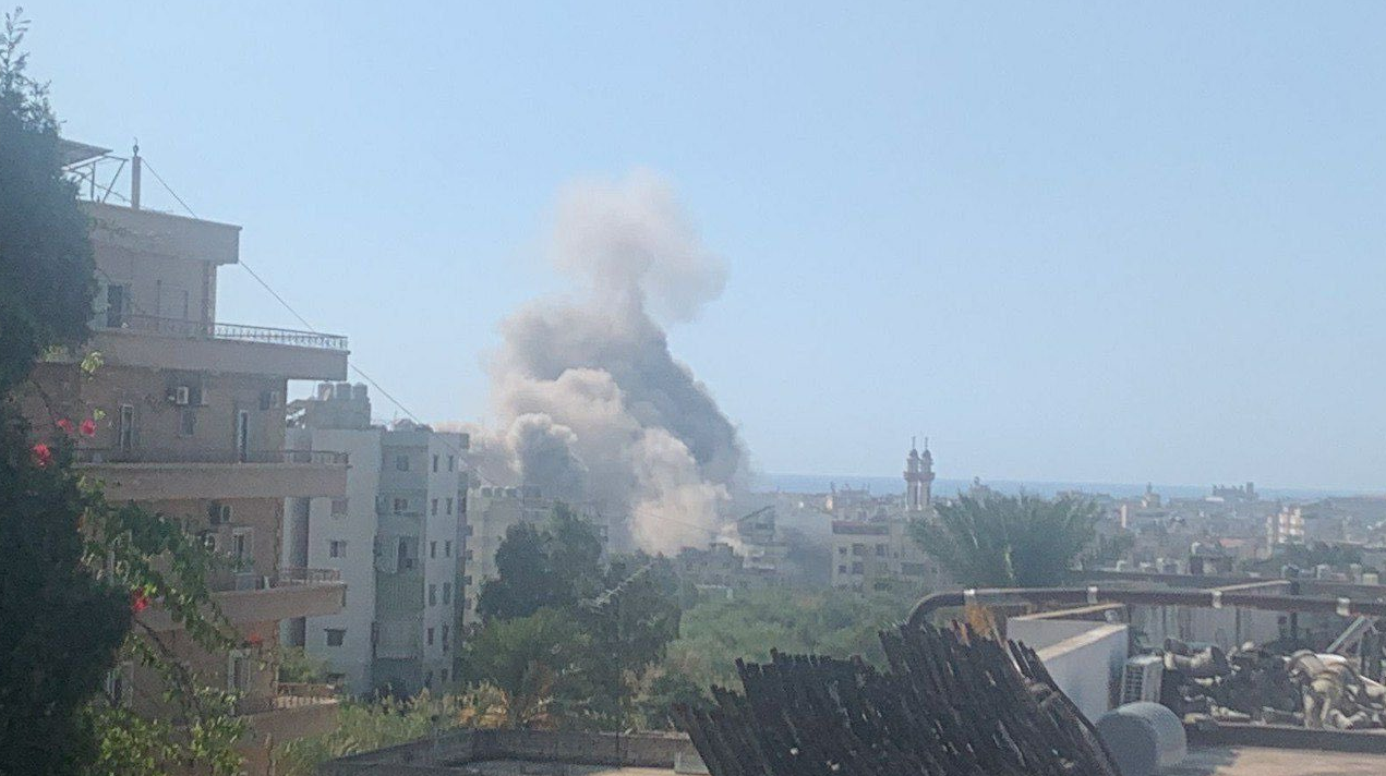 Israel bombardeó la oficina de medios de Hezbolá en los suburbios de Beirut (video)