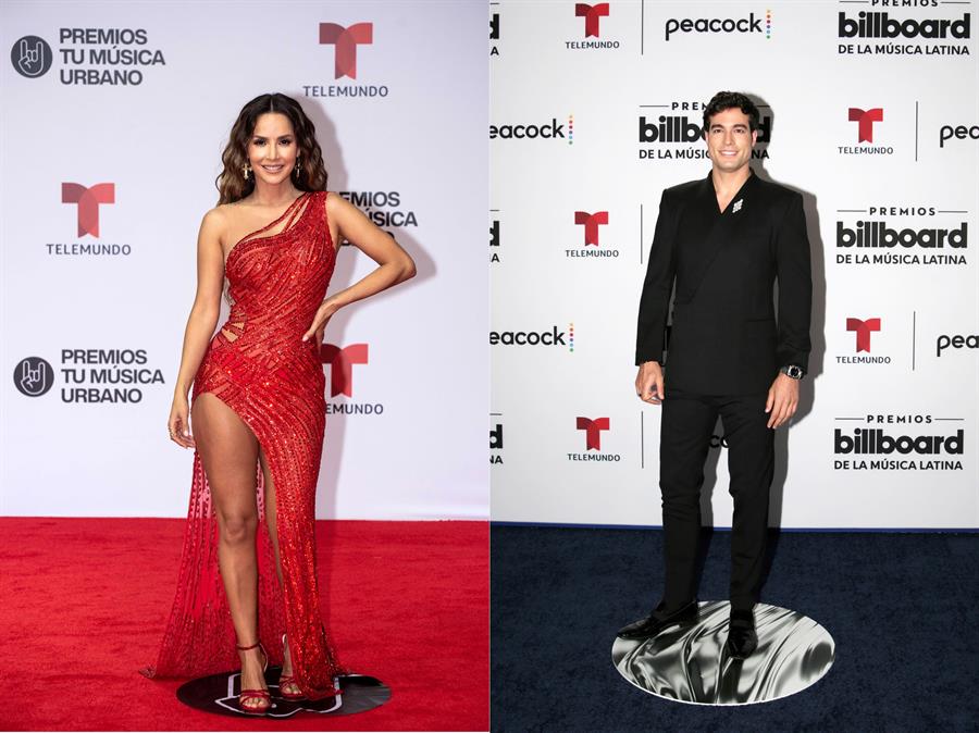 Carmen Villalobos y Danilo Carrera fueron elegidos como animadores de los premios Billboard