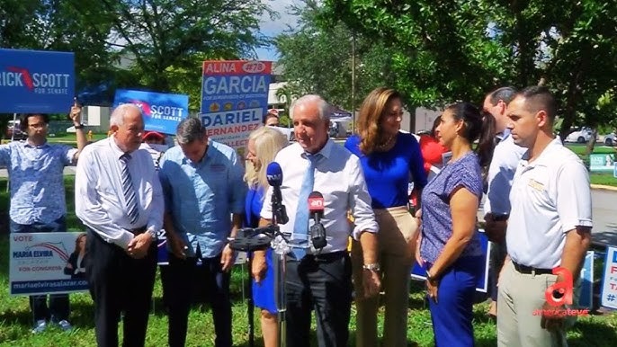 VIDEO: Reportan masiva participación en Centro de Votación Temprana en Miami