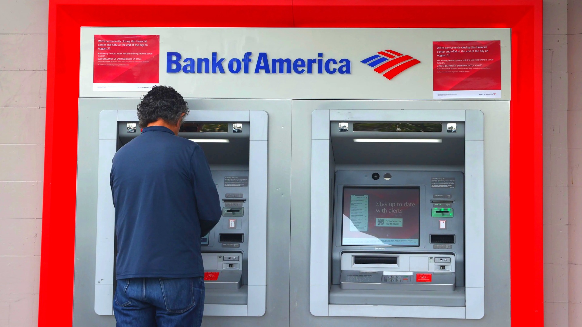 Adiós Bank of America: la lista de sucursales que cerrarán este mes