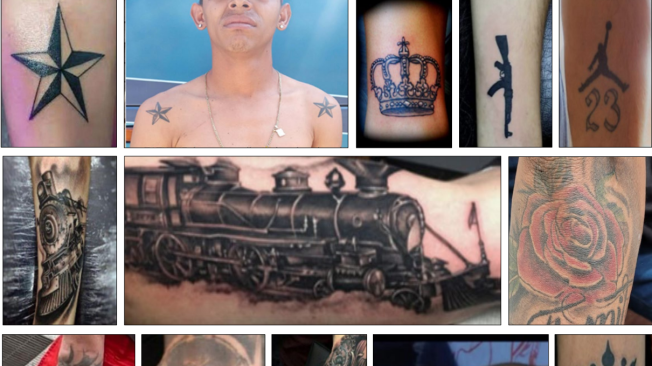 Revelaron cuáles son los tatuajes que portan los miembros del Tren de Aragua (FOTO)