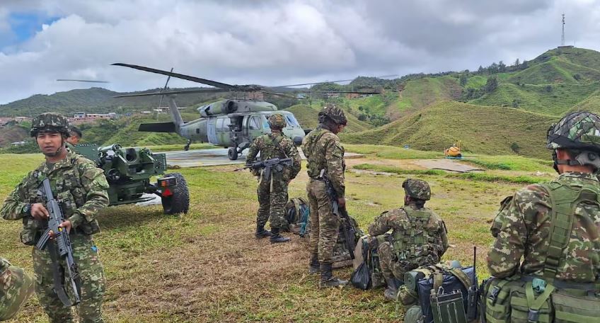 Revelan sitio donde el ELN masacró cinco militares con artefactos explosivos en Colombia