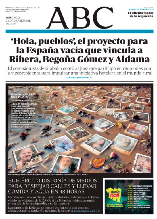 Portadas de la prensa internacional de este domingo 24 de noviembre de 2024