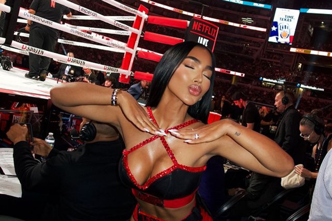 Sensualidad en el ring: La modelo venezolana de OnlyFans que calentó la pelea Tyson vs. Paul (FOTOS HOT)