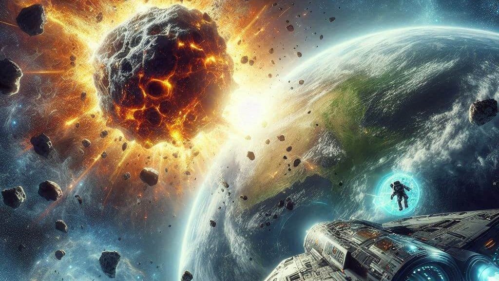 Una IA simuló qué ocurriría si explotáramos una bomba nuclear en un asteroide cercano a la Tierra