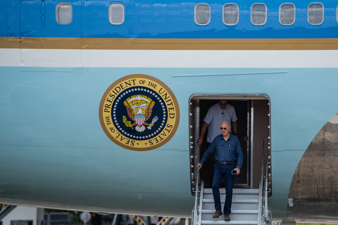 Biden llega a Río de Janeiro para participar en su último G20