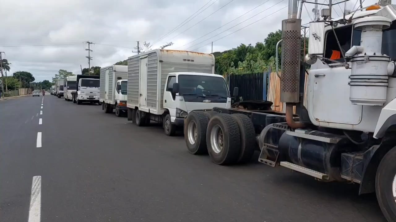 Choferes denuncian una paralización forzada de sus labores por falta de gasoil en El Tigre