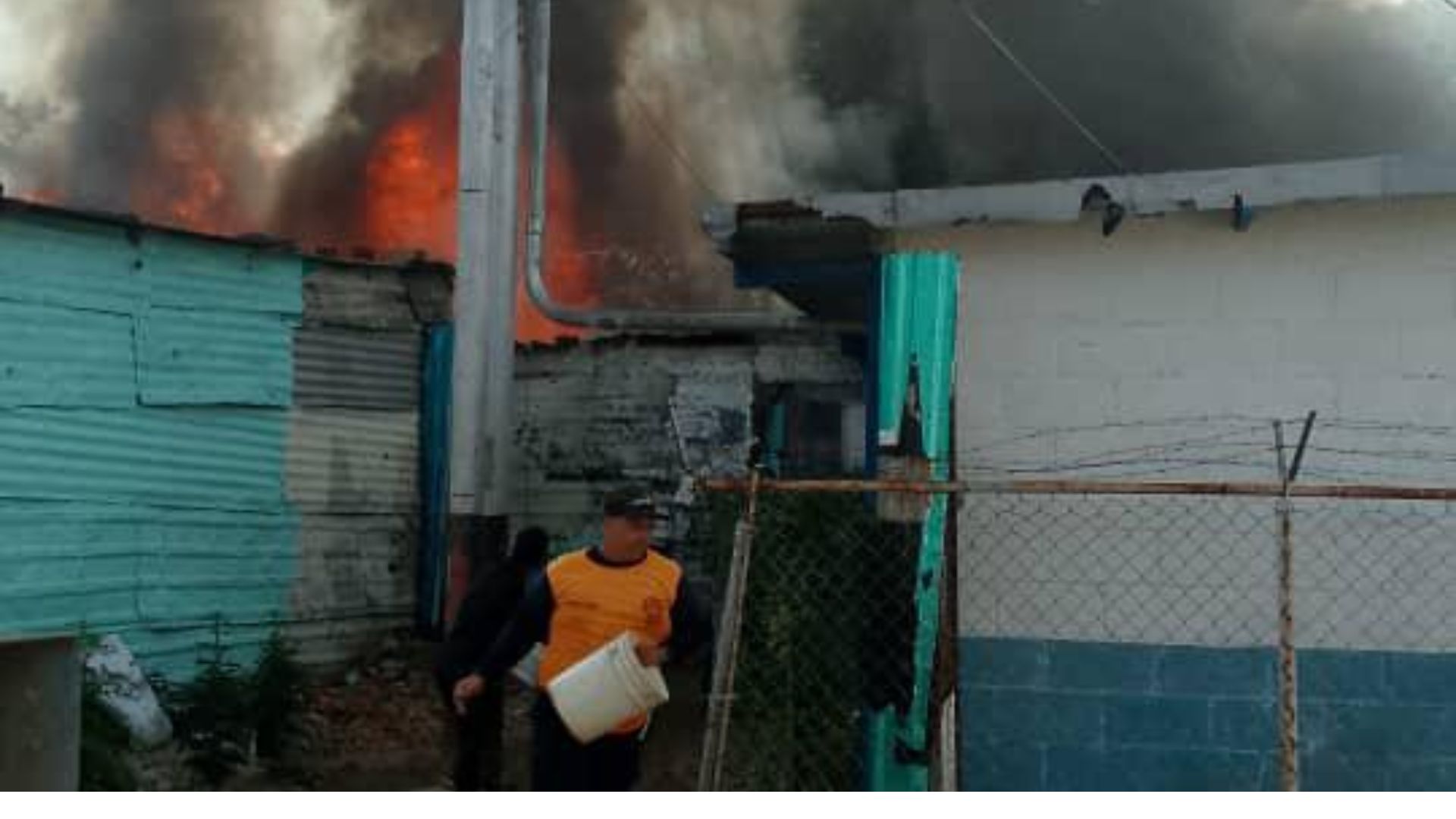 Incendio en La Lagunita de Maracay dejó a 15 personas sin hogar