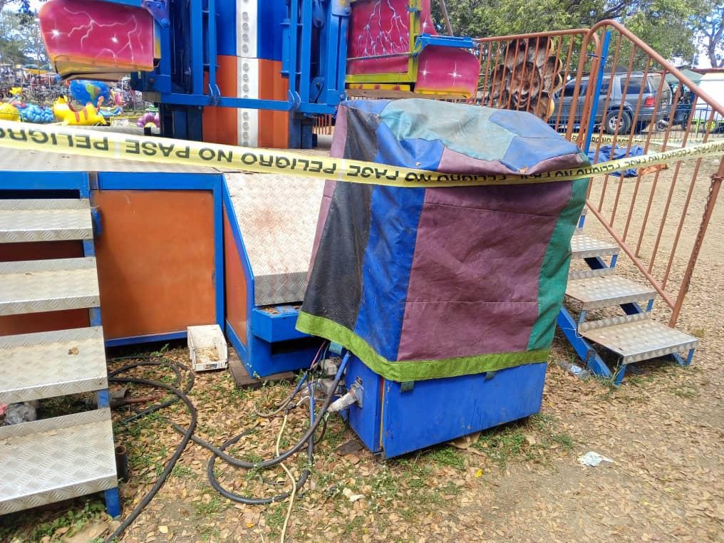 Cicpc investiga accidente en parque de atracciones en Guárico