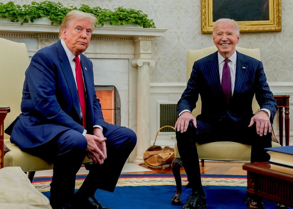 Trump confesó de qué habló con Biden en la Casa Blanca