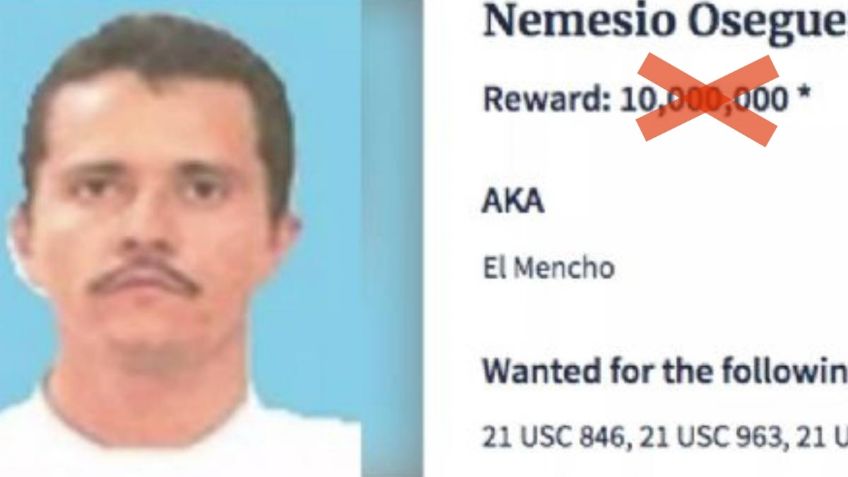 EEUU aumentó recompensa a 15 millones por información para capturar al narco “El Mencho”