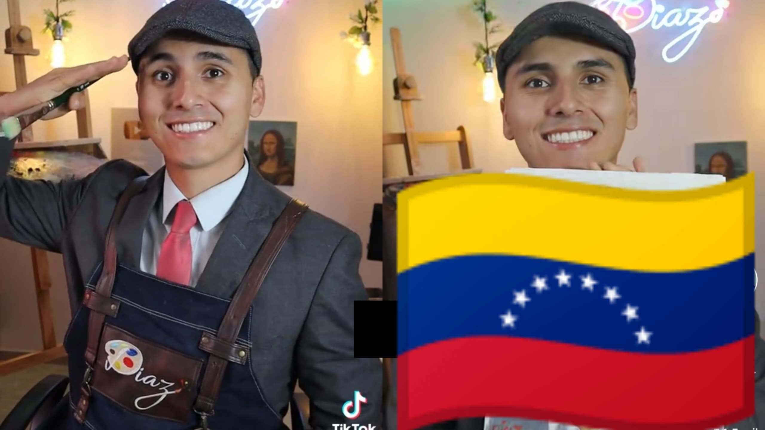 Video VIRAL: le pidieron que retratara al presidente de Venezuela y este pintor sorprendió con el resultado