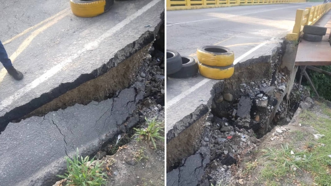 En El Vigía cada día cede más la falla de borde del sector La Blanca