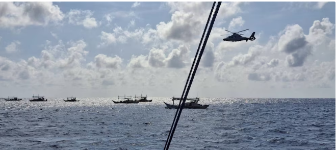 Pekín negó acoso de helicóptero chino a barcos pesqueros filipinos en el mar Meridional